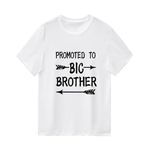 37℃ Promoted to Big Sister Brother T Shirts Tops Toddler Boys Girls Short Sleeve Tees Cute Pregnant Announcement Gift (Arrow B, 4-5 Years)