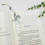 Custom Name Bookmark Personalized Stainless Steel Name Bookmark Metal Bookmark Unique Gift for Book Lovers Gifts for Graduation Retirement Birthday Anniversary Christmas