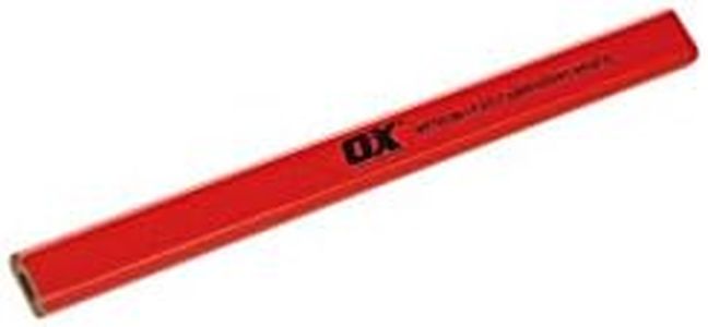 OX OX-T022910 Trade Medium Carpenters Pencils, Red (Pack of 10)
