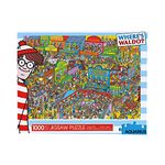 AQUARIUS Where's Waldo Wild Wild West Puzzle (1000 Piece Jigsaw Puzzle) - Glare Free - Precision Fit - Officially Licensed Where's Waldo Merchandise & Collectibles - 20 x 28 Inches