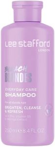 Lee Stafford Bleach Blondes Everyday Care Shampoo Hair Cleanser for Smooth Blonde Hairs Breakage free, 250ml
