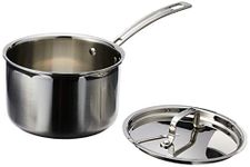 Cuisinart MCP193-18N Multiclad Pro Triple Ply Stainless 3-Quart Skillet, Saucepan w/Cover