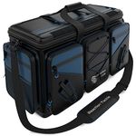 Reaction Tackle Fishing Tackle Bag – Salt Water Resistant Tackle Box Bag, 1000D PVC Waterproof Material, Durable Liner, Removable Dividers, for 3600 or 3700 Trays, XL Bag