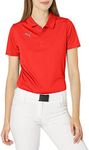 PUMA Women's Teamliga Sideline Polo, Puma Red-puma White, Medium
