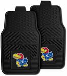 FANMATS - 8914 NCAA University of Kansas Jayhawks Vinyl Heavy Duty Car Mat,18"x27"