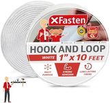 XFasten White Hook and Loop Tape