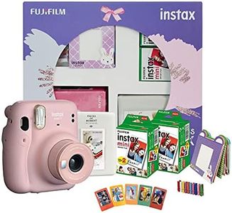 Fujifilm Instax Mini 11 Instant Camera (Blush Pink) Happiness Box with 40 Shots