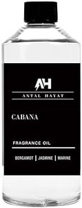 Antal Hayat Cabana 500mL Essential Oil Scent Diffuser - Inspired by The Ritz Carlton - Luxurious Aromatherapy Oil with Lemon, Bergamot, Jasmine, Marine, Amber & Musk - Premium Home Fragrance
