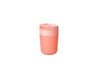 Joseph Joseph Sipp Travel mug, Hygienic, Leakproof reusable mug, Coffee & Tea Cup with Lid - 340 ml (12 fl. oz) - Coral