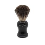 Edwin Jagger 81P36 Classic Badger Shaving Brush for Shaving Cream or Soap for Men (Black)