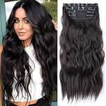 Clip in Synthetic Hair Extensions L