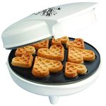 CucinaPro Mini Hearts Waffle Maker- Make 9 Heart Shaped Waffles or Pancakes w Electric Nonstick Waffler Iron- Unique Breakfast for Loved Ones, Kids or Adults, Fun Gift