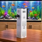 Foodie Puppies Aquarium Internal Sponge Filter - (XQP-500f) | 500L/h 5 Watt Motor | Ultra-Silent, Multi-Function Submersible Filtration Pump Suitable for 2 Feet Fish Tank and Aquarium
