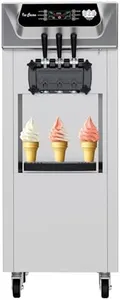 Festisoul Triple Head Soft Serve Ice Cream Machine 2200W