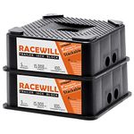 Racewill Trailer Jack Block: 2 Pack RV Camper Stabilizer Blocks for Travel Trailer, Up to 15,000 lbs, Use for Any Tongue Jack, Post, Foot, 5th Wheels, Round or Square or Scissor Stabilizer