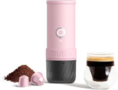OutIn Mino Portable Electric Espresso Machine for Travel with Self-Heating