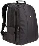 Amazon Basics DSLR Camera and Laptop Backpack Bag - 13 x 9 x 18 Inches, Black And Grey