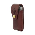 1791 EDC Multitool Case, American Leather, Multitool Pouch for Belts, Multitool Sheath with Snap, Compatible with Full Size Leatherman, SOG and Gerber Multitools up to 4" in. Long