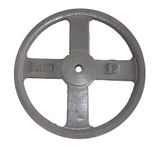 V Belt Pulley 12 inch 1 B | Solid | Motor Pulley | Cast Iron - Single Groove Industrial Iron Pulley for Power Transmission