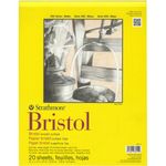 Strathmore 300 Series Bristol Smooth Paper Pad | Acid Free Paper Ensures Longevity | Heavy Weight Paper for Final Artwork | 270 GSM, 20 Sheets, 27.9 x 35.6 cm