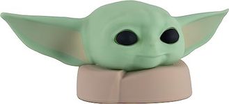 STAR WARS LED Squishy Night Light, Baby Yoda Lamp, Silicone, Battery or USB Operated, Mandalorian, The Child, Grogu, Collector's Edition, Ideal for Bedroom, Game Room, Office, 51779