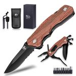 Pocket Knife Multitool, Gift for Men Him Dad Husband, Christmas Stocking Stuffers, Anniversary Birthday Gifts Idea for Boyfriend Man Women, Cool Gadgets for Outdoor Survival, Camping Accessories