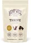 Hemp Well Thrive Cat Soft Chews - 60 Count, Everyday Supplement for Overall Health, Supports Hip, Joint, Heart Health, Organically Sourced, Omega 3 for Cats, Natural Cat Treats & Supplements