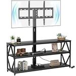 Furmax TV Stand with Mount and Powe