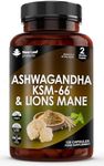 Ashwagandha KSM-66 and Lions Mane C