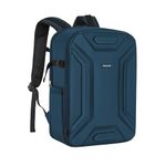 MOSISO Camera Backpack, DSLR/SLR/Mirrorless Camera Bag Waterproof Symmetric Geometric Hard Shell with Tripod Holder & 15-16 inch Laptop Compartment Compatible with Canon/Nikon/Sony, Teal Green