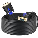 VGA Cable 40FT,SHD VGA to VGA Cord HD15 Monitor Cable for PC Laptop TV Porjector-40 Feet