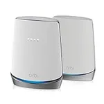 NETGEAR Orbi WiFi 6 Cable Modem Router + Satellite Extender, AX4200, Covers 5000 sq. ft., 40+ Devices