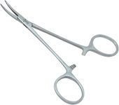 Spire tools ® Pet Ear Locking Forceps Hemostat Forceps Stainless Steel Dog Ear Hair Puller Pet Groomers Scissor Tweezers Pet Grooming Tools 5-Inch Carved Tip