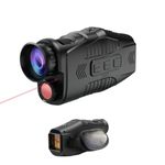 CALMORA JStoon Digital Night Vision Monocular with Infrared Illuminator & Video Recording, 984ft Distance, 1080P Night Vision Goggles Binoculars for SurveillanceHunting, Camping, with 32 GB SD Card