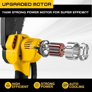 Brushless Mini Chainsaw 6-Inch – Lightweight Cordless Electric Saw