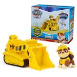 Paw Patrol, Rubble’s Bulldozer, Toy Vehicle with Collectible Action Figure, Sustainably Minded Kids’ Toys for Boys & Girls Aged 3 and Up