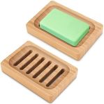 Bamboo Soap Holder for Shower Wall 