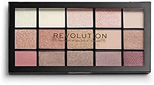 Makeup Revolution, Reloaded, Palette di ombretti, altamente pigmentata, Iconic 3.0, 15 tonalità, finiture opache e shimmer, 16,5 g