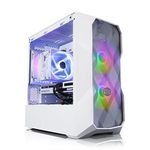 ADMI Gaming PC • AMD Ryzen 7 5700X • Nvidia RTX 4070 12GB GDDR6 • Corsair LPX 32GB RAM 3200MHz • 1TB M.2 SSD • ASUS B550-A Wifi • 700W PSU • CoolerMaster TD300 Mesh White RGB Case • Windows 11