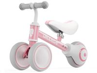 allobebe Baby Balance Bike, Cute Toddler Bikes 12-36 Months Gifts for 1 Year Old Girl Bike to Train Baby from Standing to Walking with Adjustable Seat Silent & Soft 3 Wheels