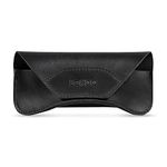 LONDO Genuine Leather Case for Eyeglass, Sunglasses, Goggles and Spectacles with Magnetic Closure