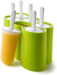 Zoku Classic Pop Molds, 6 Easy-release Popsicle Molds With Sticks and Drip-guards, BPA-free