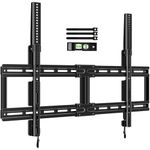 HOME VISION Ultra Slim Fixed TV Wall Mount Bracket for 40-100 Inch Flat/Curved Screens, Max VESA 800x600mm, 91kg/200lbs Capacity, 2.18cm/0.86" Low Profile, Universal, Heavy Duty, HV8802