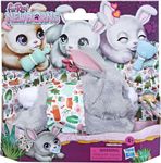 Hasbro F4084 Furreal Newborns pet Dog or cat sdos. Open and Close Your Eyes Includes 4 Accessories, Multicoloured