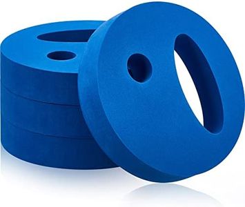 Deekin Water Exercise Discs Water Weights for Pool Exercise Set EVA Foam Water Aerobic Equipment Hand Held Swim Disc for Pool Water Aerobics Fitness Water Exercise, 7.1 Inches in Diameter(Blue,4 Pcs)