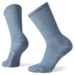 Smartwool Women's Women's Hike Classic Edition Light Cushion Crew Hiking Socks, Mist Blue, M UK