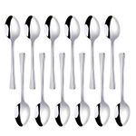 Meisha Stainless Steel Teaspoons, Set of 24, Silver Harley Pattern Tea Spoons Use for Home, Kitchen or Restaurant - Everyday Parish Cutlery