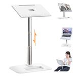 nediea Laptop Stand For Desk Adjustable, Multifucntional Book Stand For Reading Hand Free, Lap desk Riser For Bed, Sofa, Car, Office, Compatible With 11-17.3 Inches Laptops