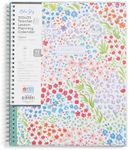 Blue Sky 2024-2025 Academic Year Teacher Weekly and Monthly Lesson Planner, 8.5" x 11", Flexible Cover, Wirebound, Ditsy Dapple Light (132002-A25)