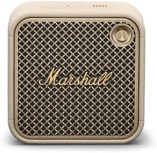 Marshall Willen II Portable Bluetooth Speaker with 17+ Hours of Portable Playtime, Dust & Waterproof (IP67) - Cream.
